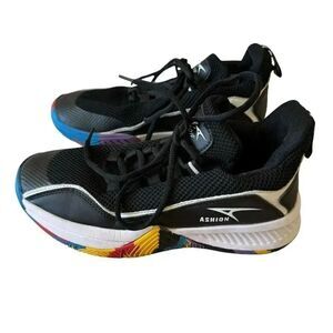 ASHION Basketball Kids trainers high top outdoor sports shoes SZ 5 (37)